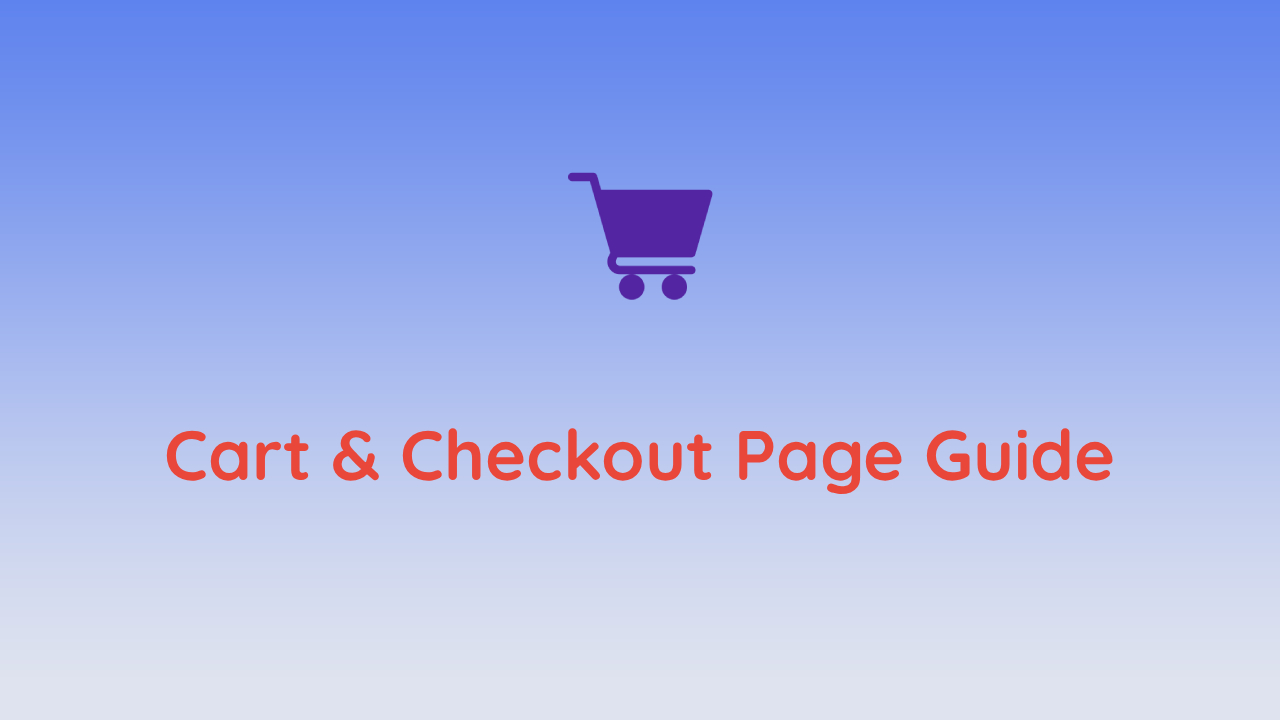 Cart & Checkout Page Guide - Product Designer App