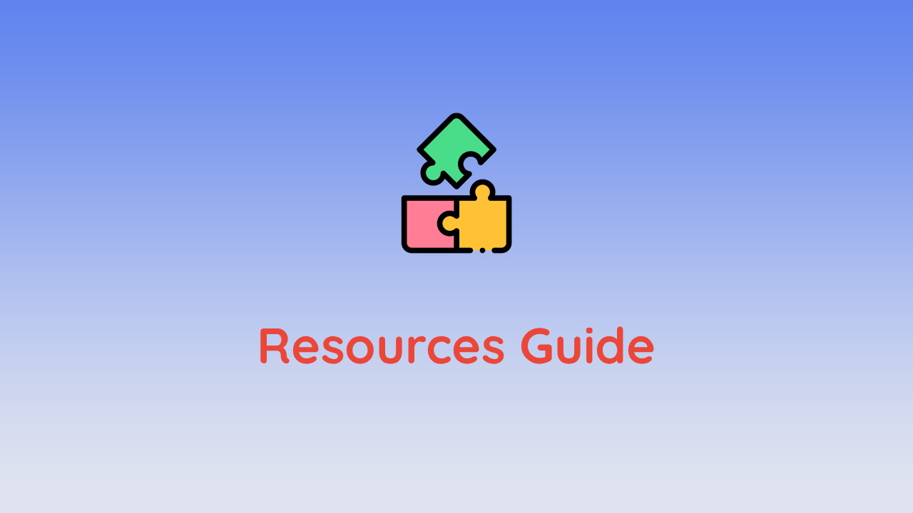 Resources Guide - Product Designer App